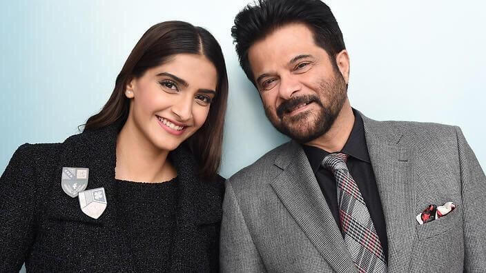 Sonam Kapoor Ahuja with father Anil