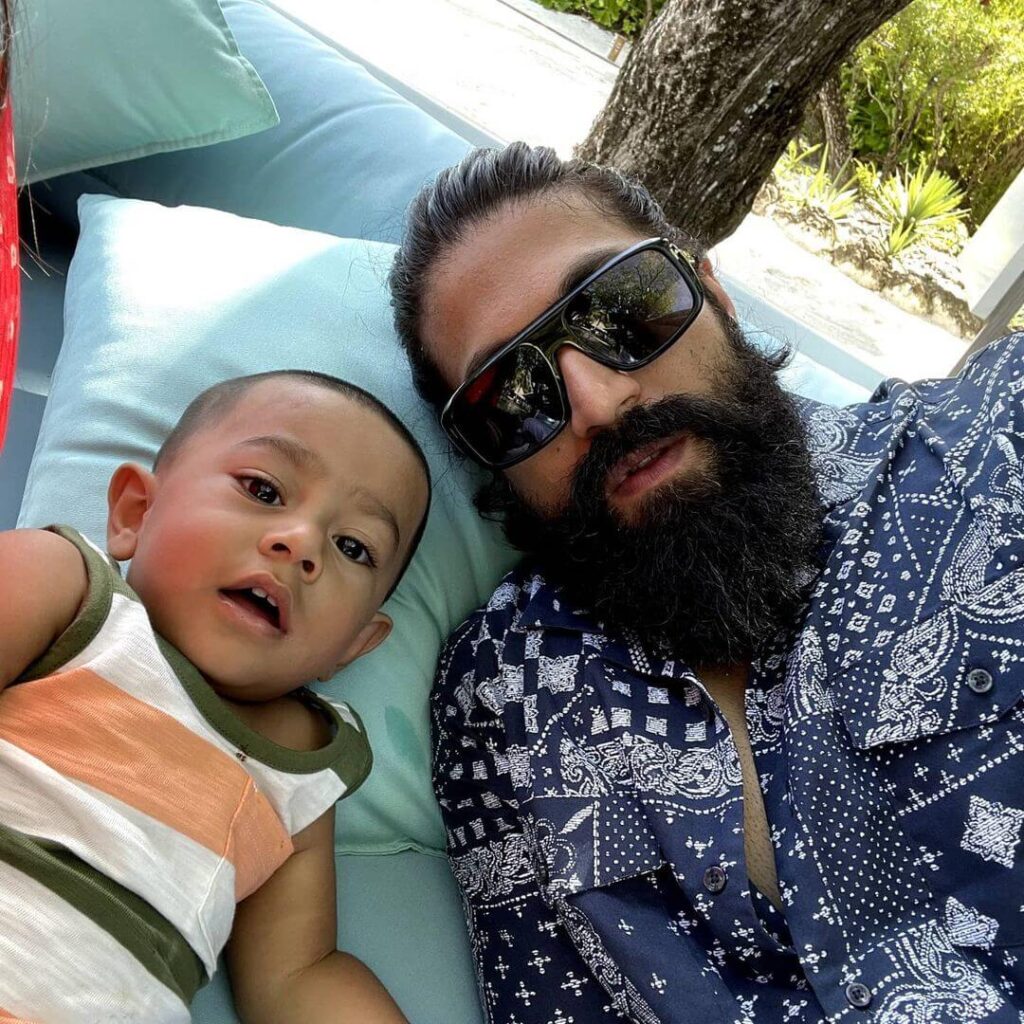 Yash with son