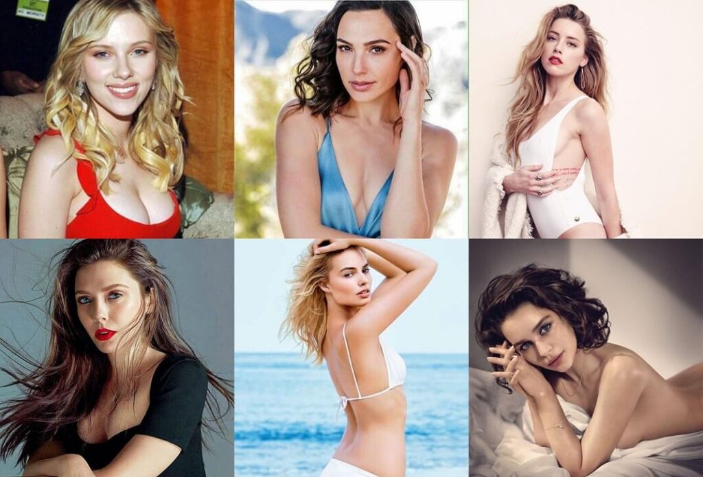 Hollywood Hot Actress Name List with Photos