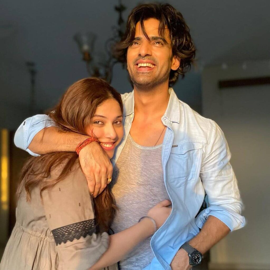 Mohit Malik with wife