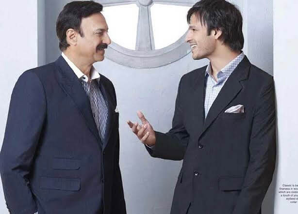 Vivek Oberoi with father