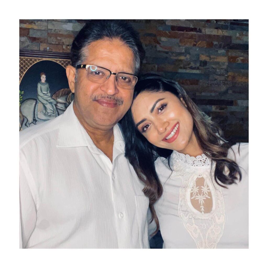 Mamta Mohandas with father