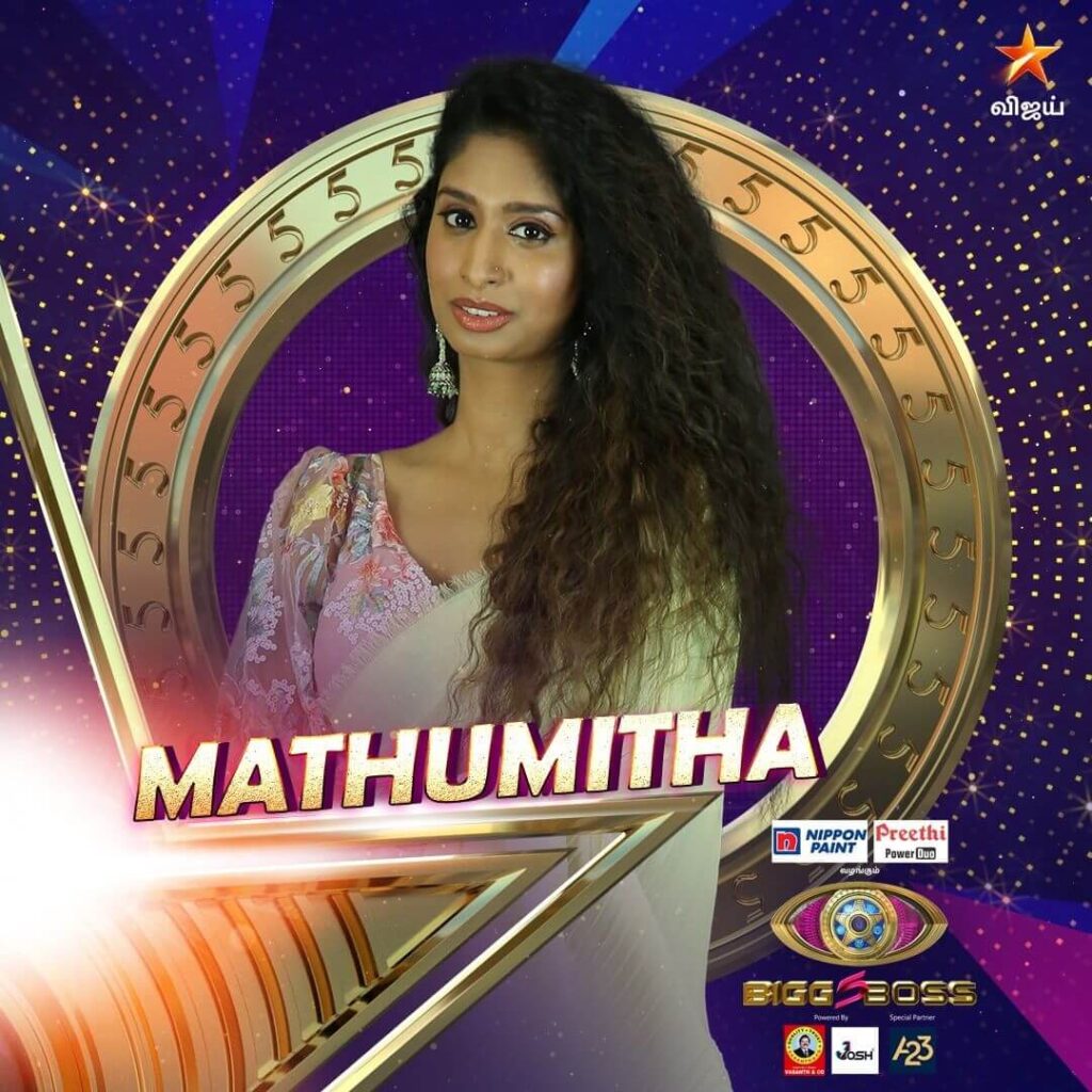 Madhumita in Bigg Boss Tamil 5
