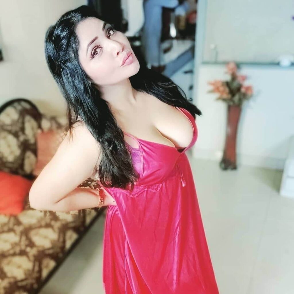 Rajsi Verma in sexy pink night dress
