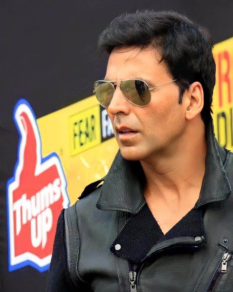 Akshay Kumar in black jacket