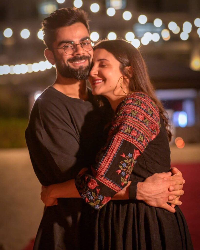 Anushka Sharma with husband