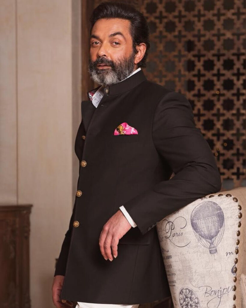 Bobby Deol in brown suit