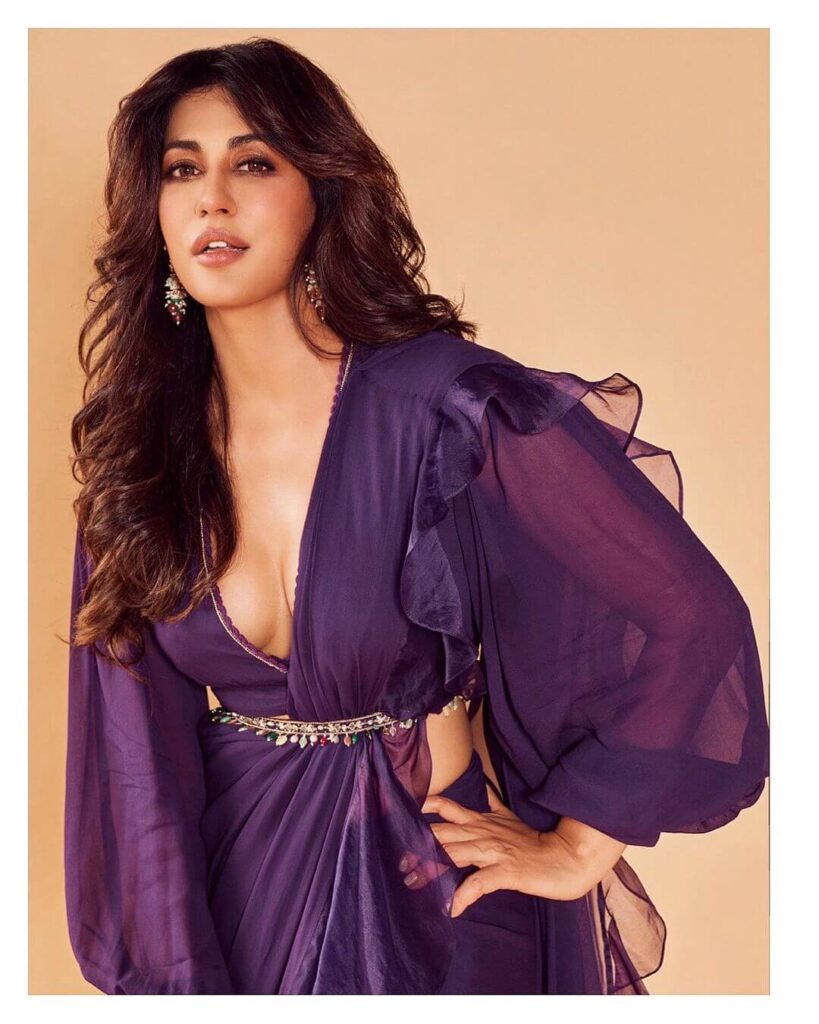 Chitrangada Singh in sexy violet dresss