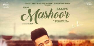 Mashoor Music Video Poster