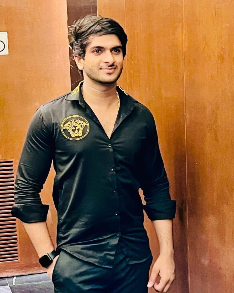 Rahul Yadav in black shirt