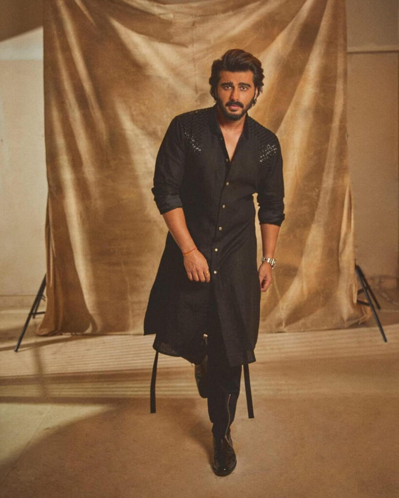 Arjun Kapoor in black dress