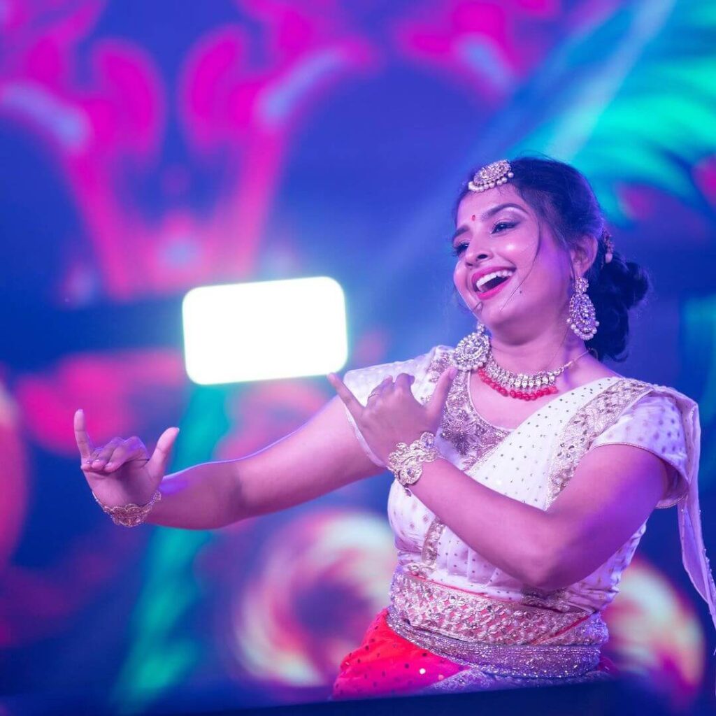 Chandana Ananthakrishna in dance outfit