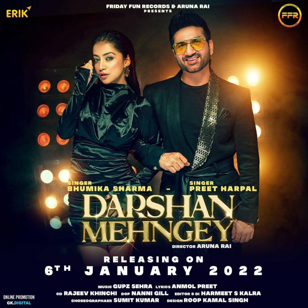 Darshan Mehngey Music Video poster