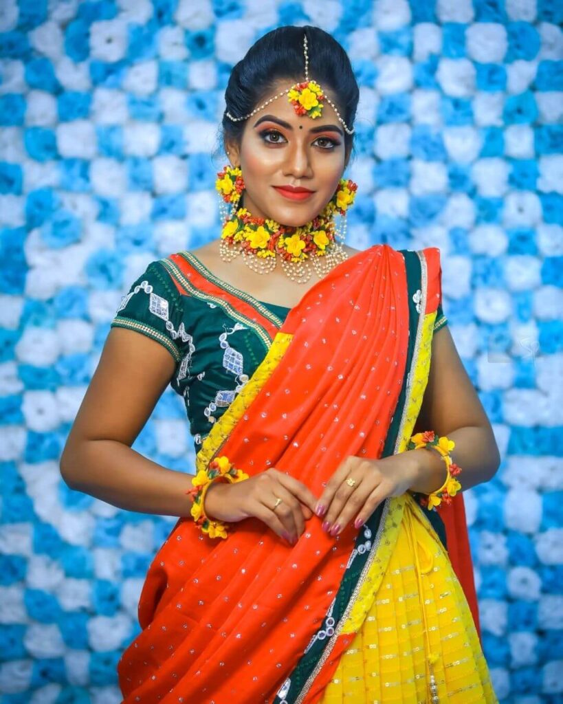 Preetha Suresh in saree