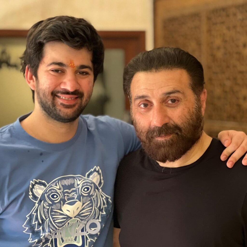 Sunny Deol with son