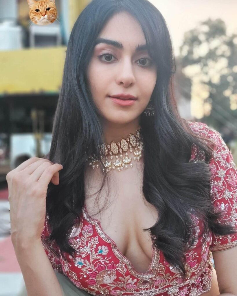 Adah Sharma close up shot in sexy outfit