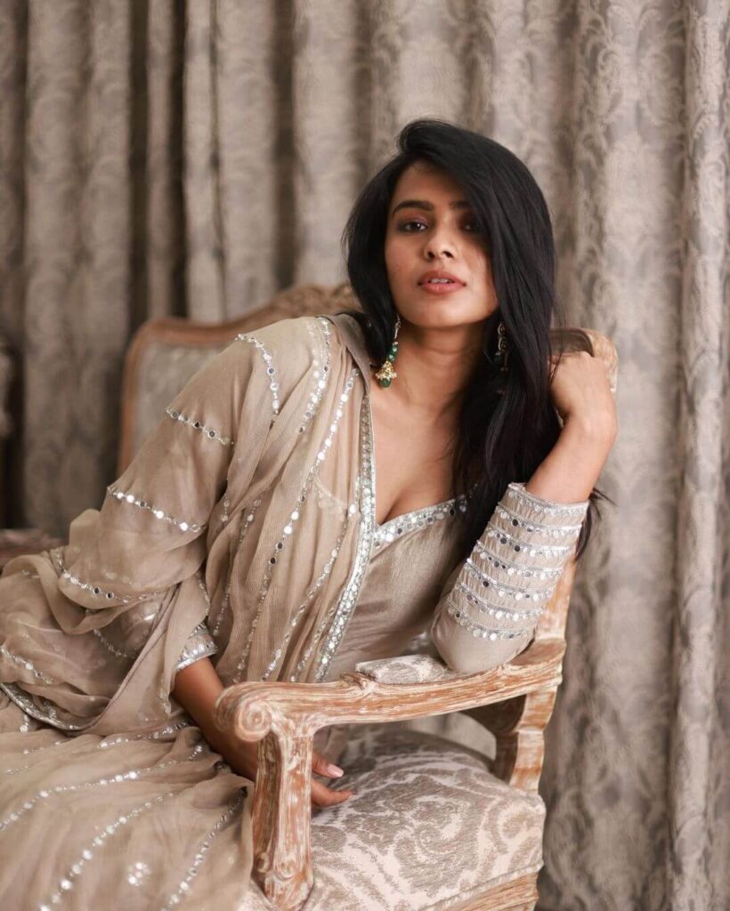 Hebah Patel in sexy outfit