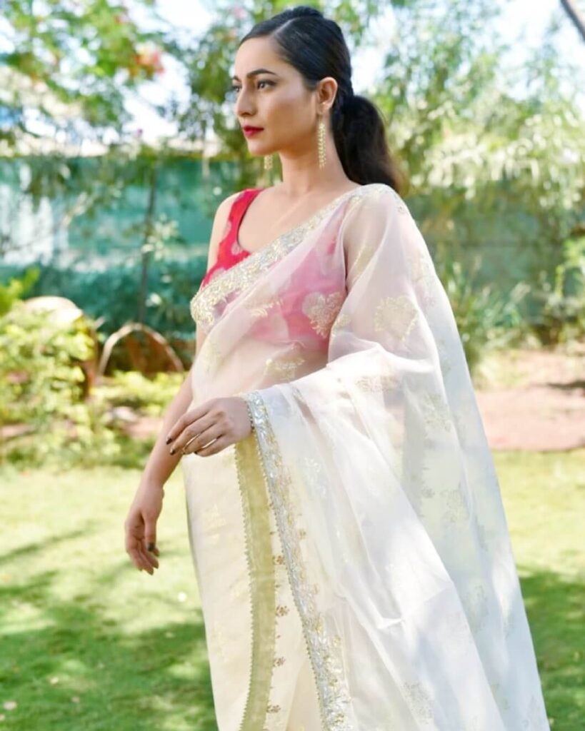 Shivani Rai in saree
