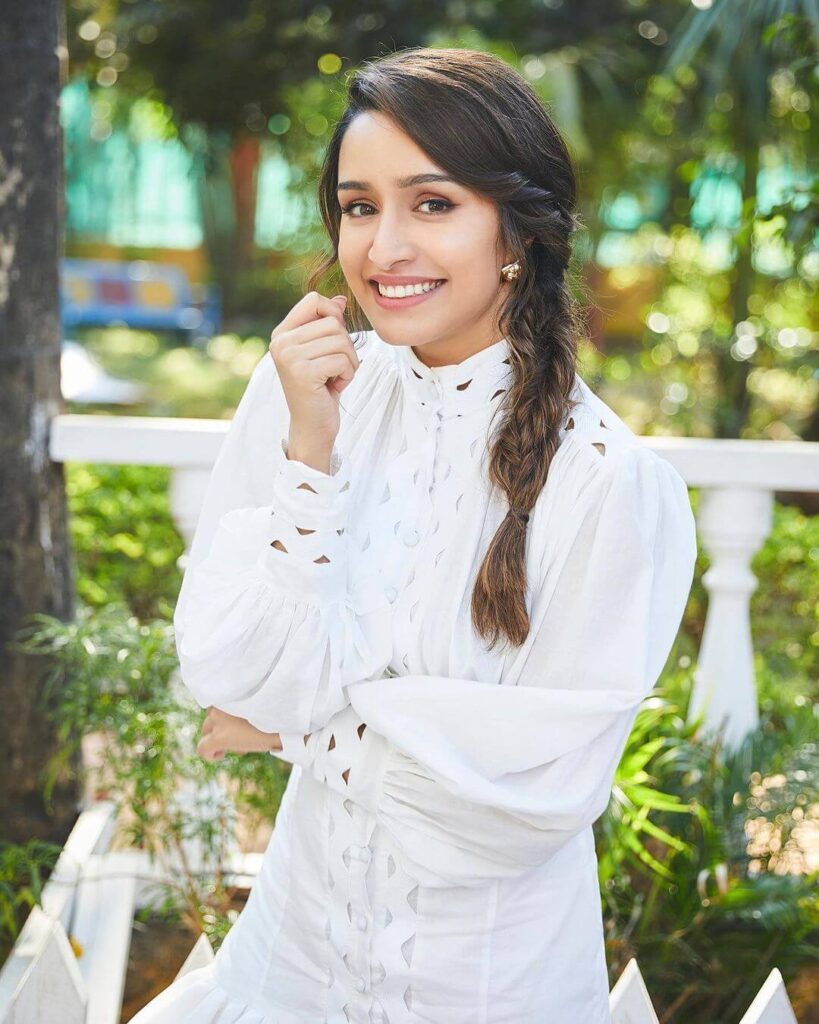 Shraddha Kapoor in white outfit