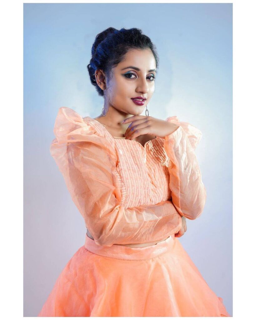Snehal Kamath in stylish gown