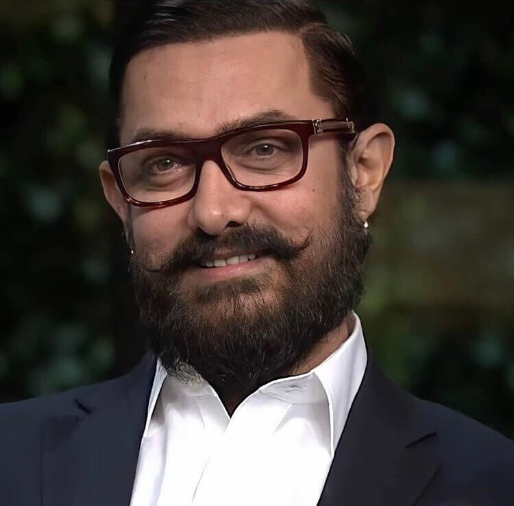 Aamir Khan face close up shot