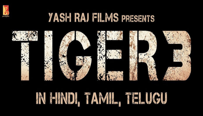 Tiger 3 Movie tittle poster