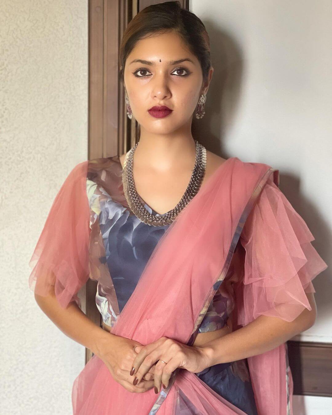 Actress Gayathri Suresh close up shot