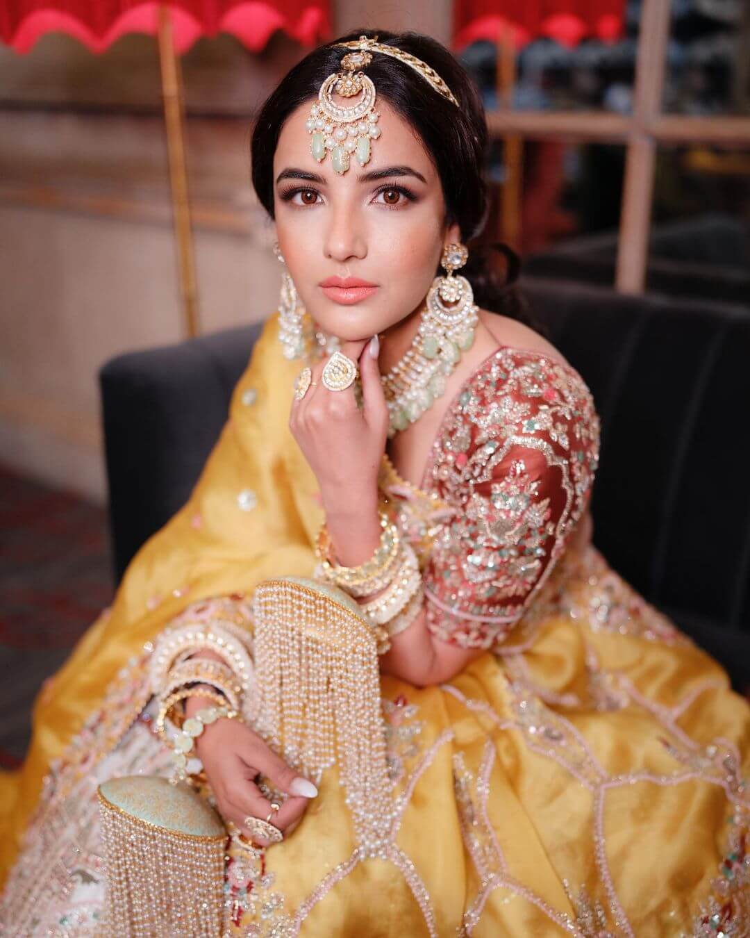 Actress Jasmin Bhasin in stylish look