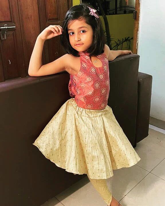 Child Actress Aazhiya  in stylish look