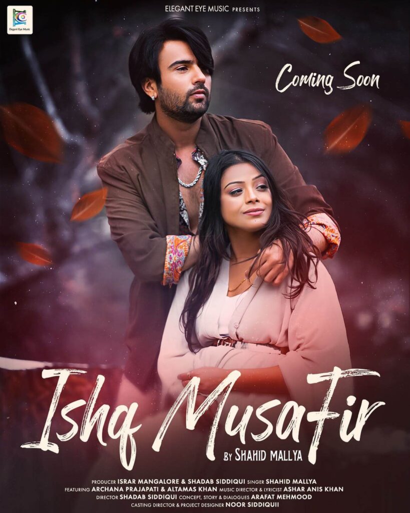 Ishq Musafir Music Video poster