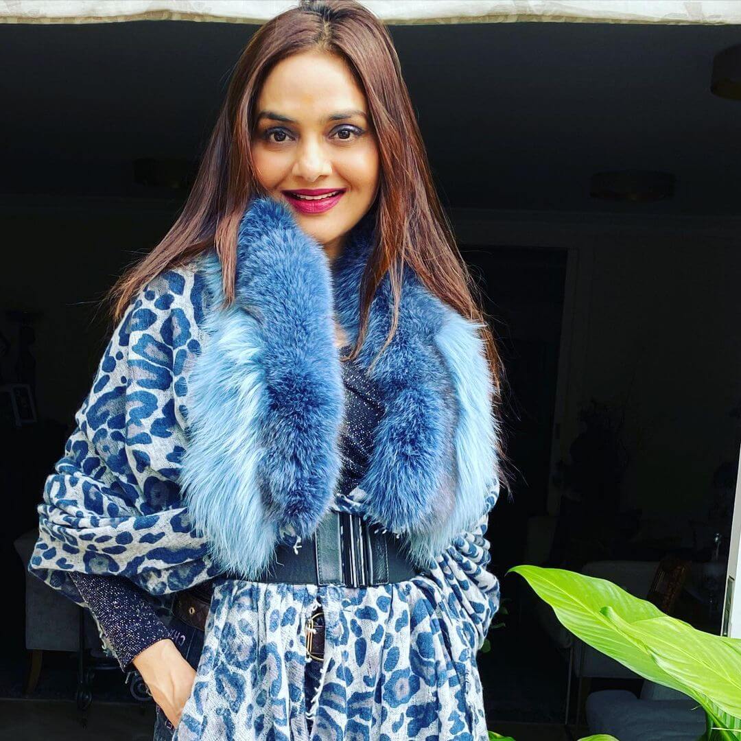 Actress Madhoo in stylish outfit