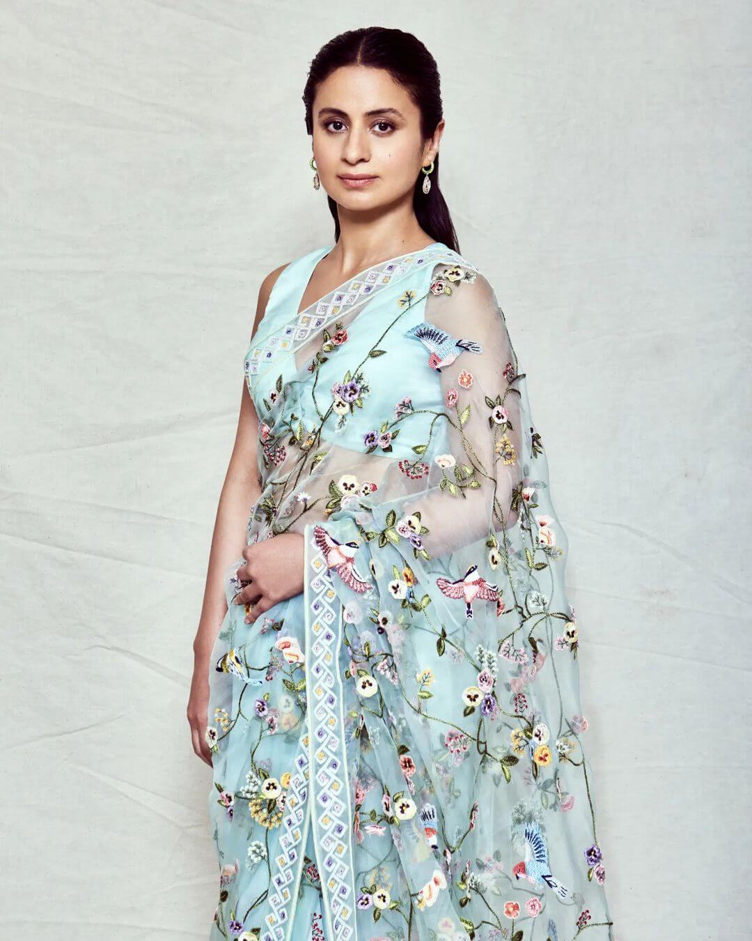 Actress Rasika Dugal in stylish saree