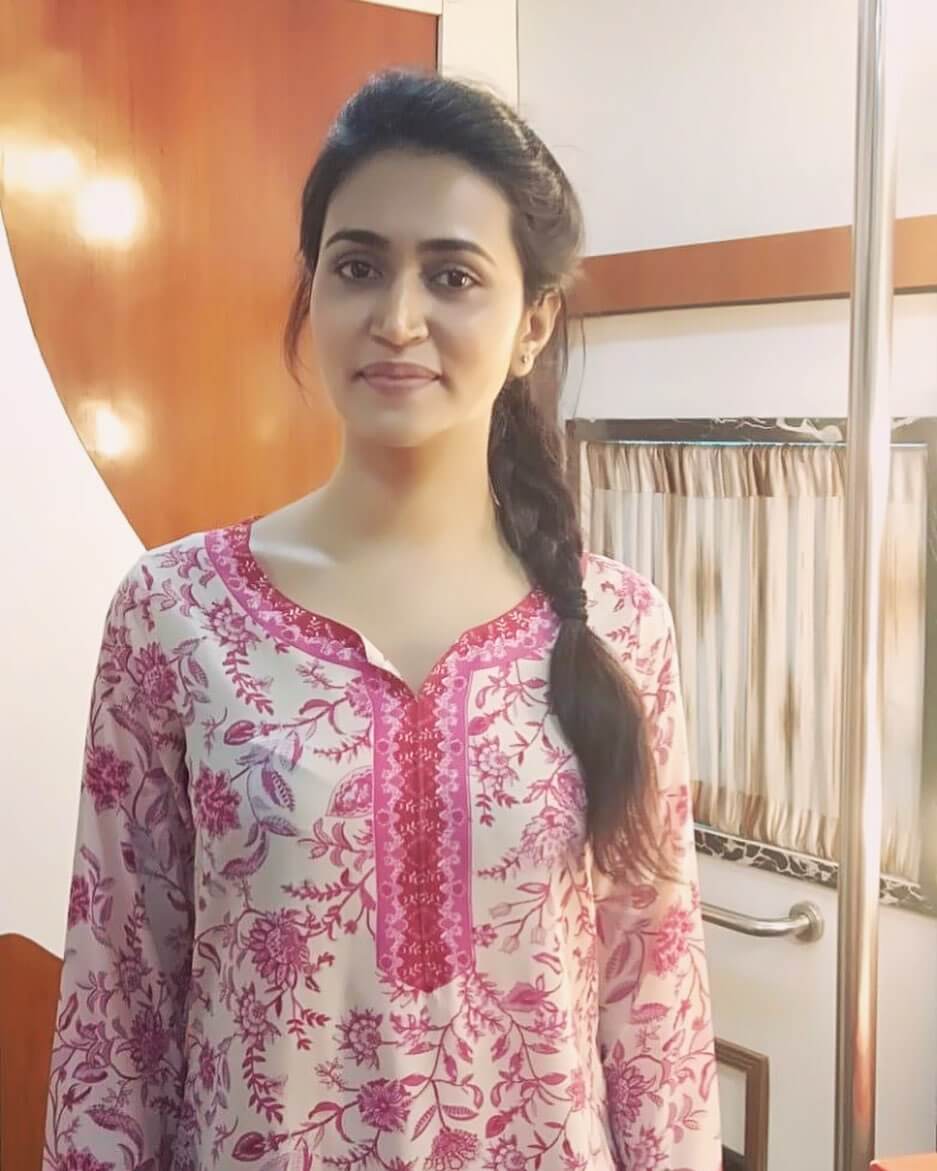 Actress Sanvikaa  in stylish salwar