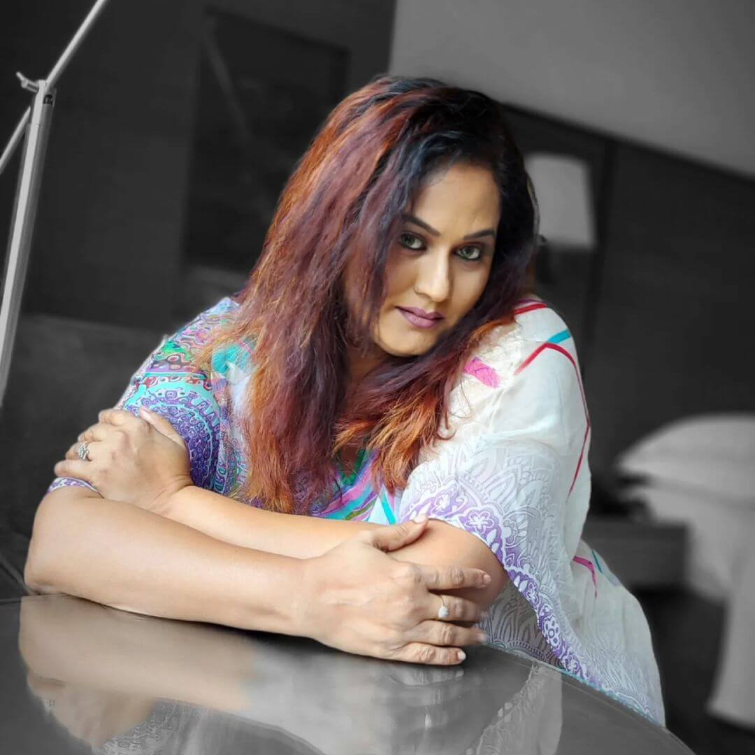 Actress Surekha Kudchi close up shot