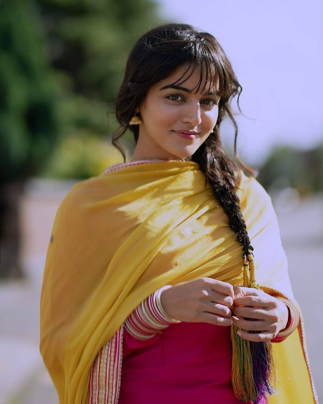 Actress Wamiqa Gabbi in stylish salwar