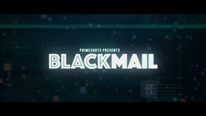 Blackmail Web Series tittle poster