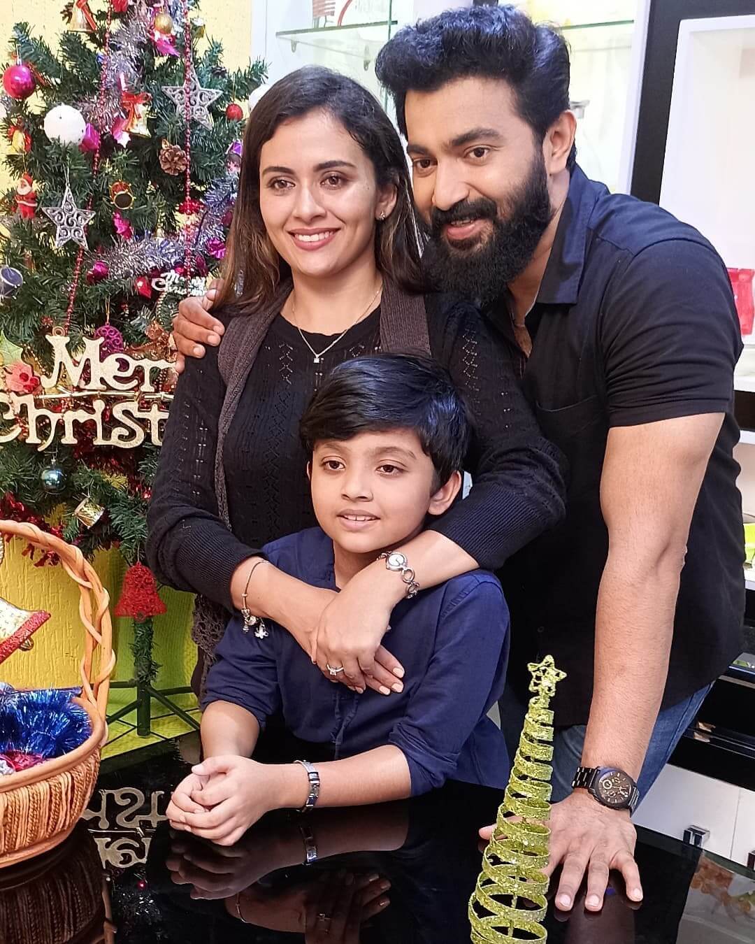 Dhanya Mary Varghese with family