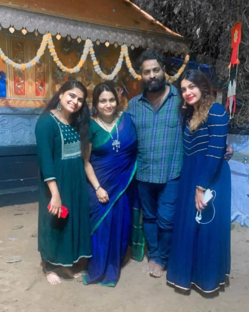 Dilsha Prasannan with family
