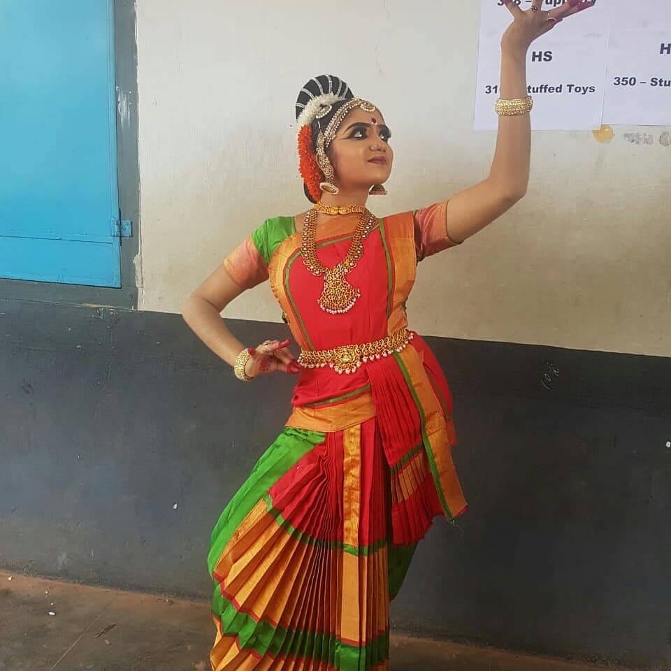 Malavika Manoj in classical  dance outfit
