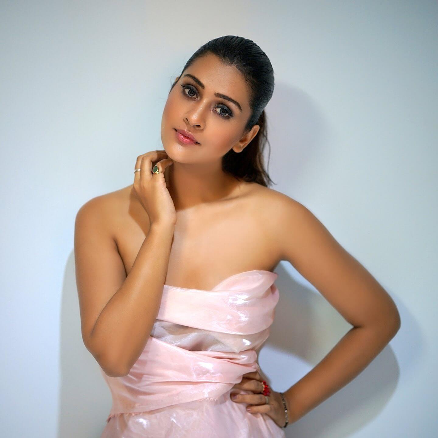 Actress Payal Rajput in sexy gown