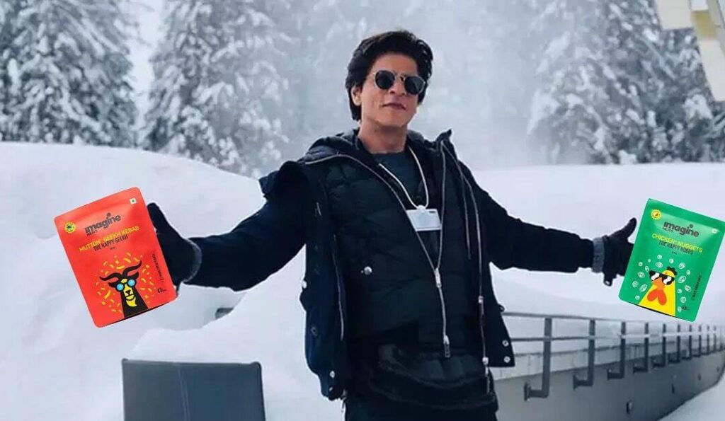 Actor Shah Rukh Khan in black jacket