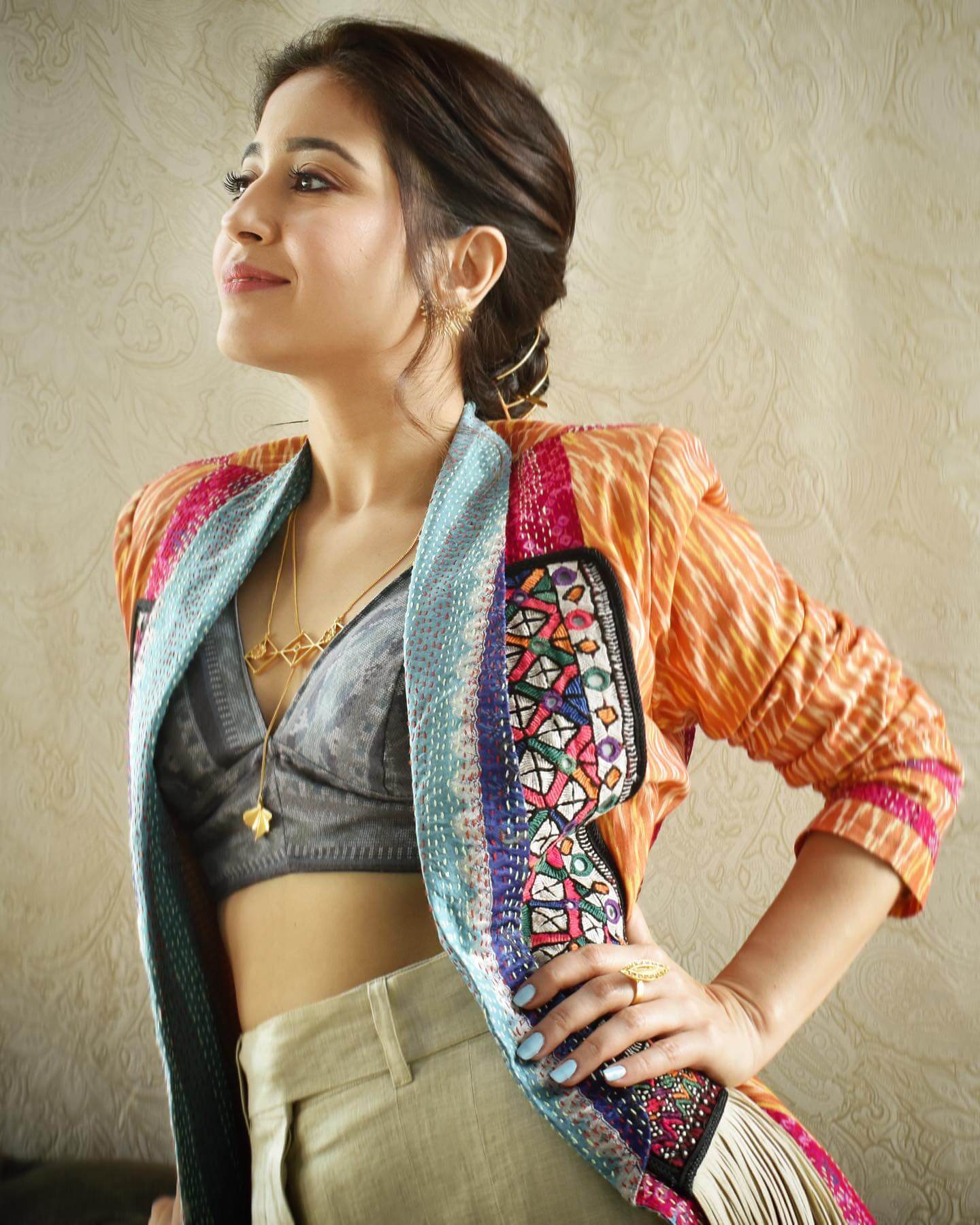 Actress Shweta Tripathi stylish close up shot