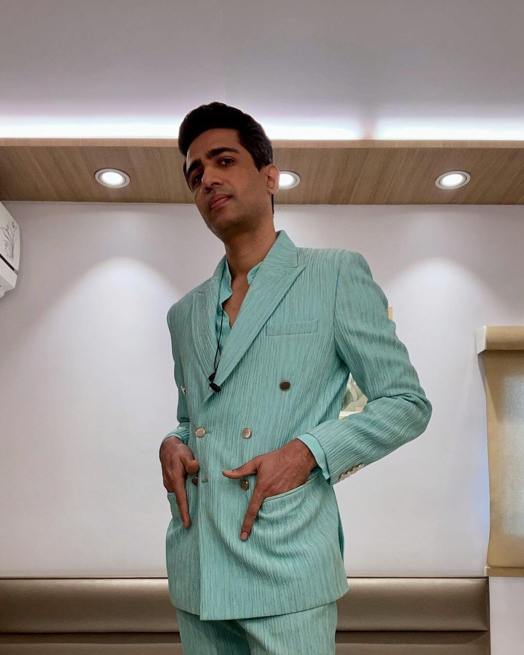Actor Gulshan Devaiah in stylish suit