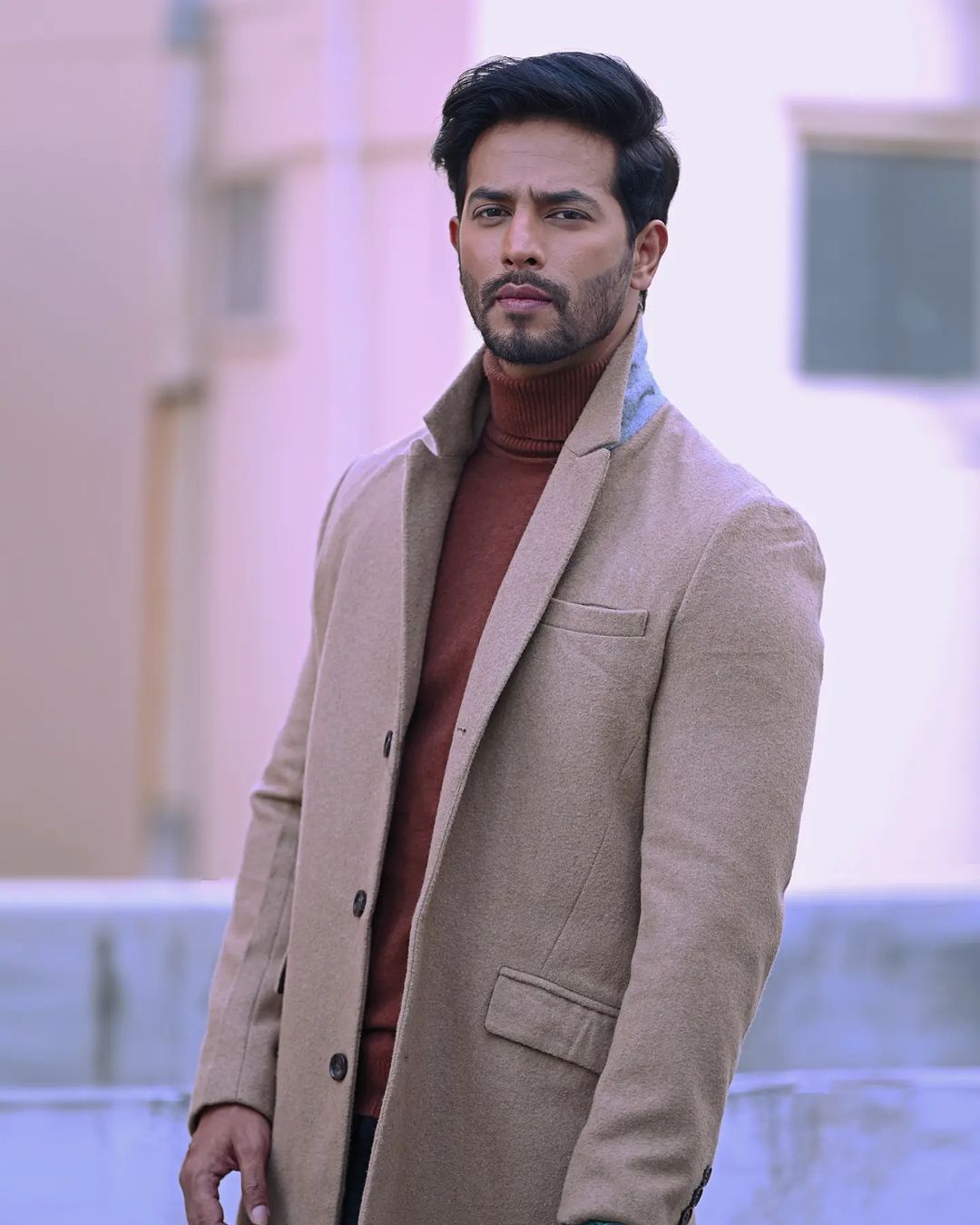 Actor Sehban Azim in stylish suit