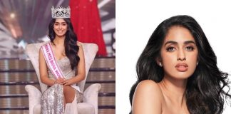Sini Shetty with Miss India World crown