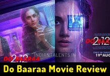 Do Baaraa Movie Review Taapsee Pannu shines in this thrilling crime-mystery