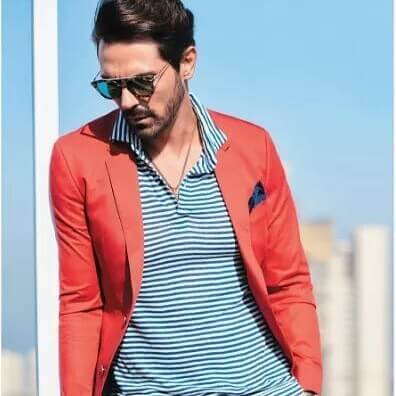 Actor Arjun Rampal stylish look in red jacket