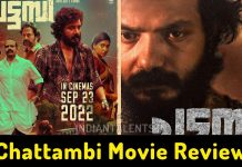 Chattambi Movie Review Sreenath Bhasi starrer gives thrills and chills
