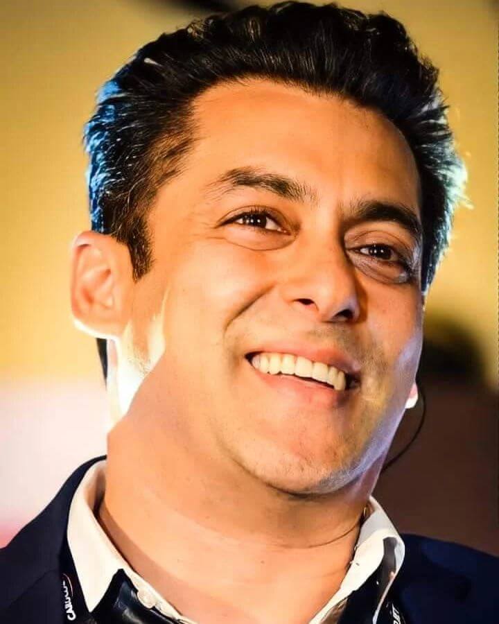 Actor Salman Khan face close up