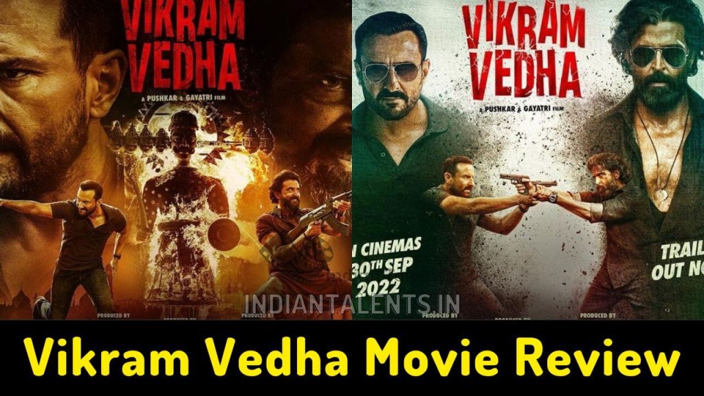 Vikram Vedha Movie Review Hrithik-Saif Ali Khan starrer is a mass masala entertainer